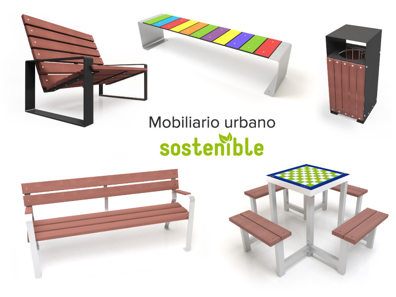 mobiliario urbano sostenible noticia
