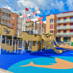 Barco pirata para parques infantiles