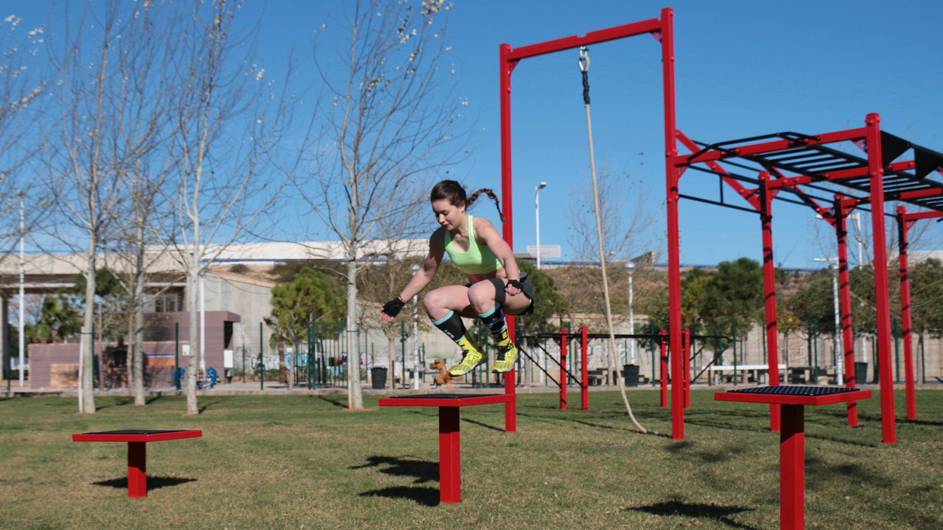 Multi Functional Street Workout Crossfit Playground Calisthenics