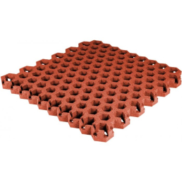 Rejilla de goma 45mm roja uai