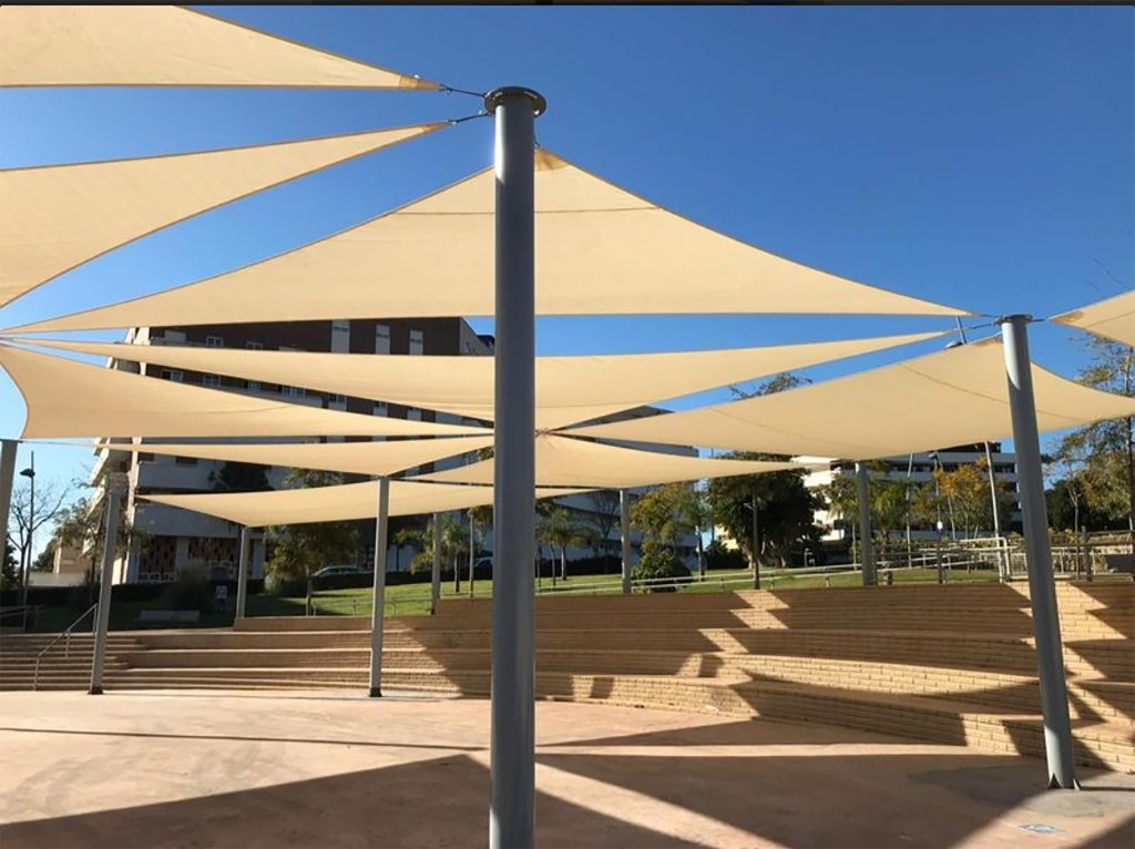 Coolaroo - Toldo Parasol Tipo Vela De 95% Con Bloqueo UV Para