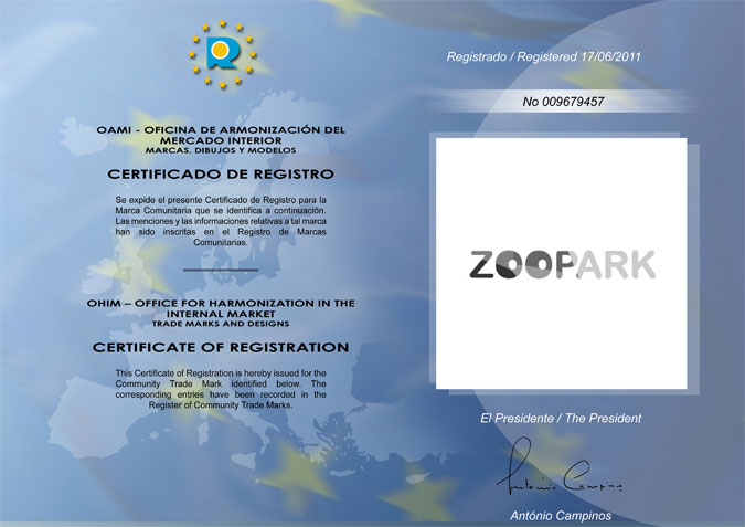 30 06 2011 zoopark marca registrada